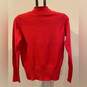 French Connection red cowl neck sweater - size xs